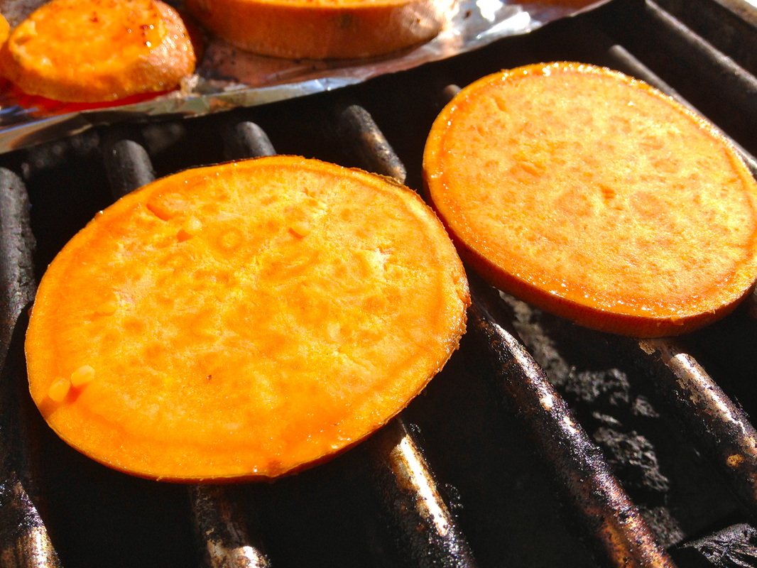 Grilled Sweet Potato Patties