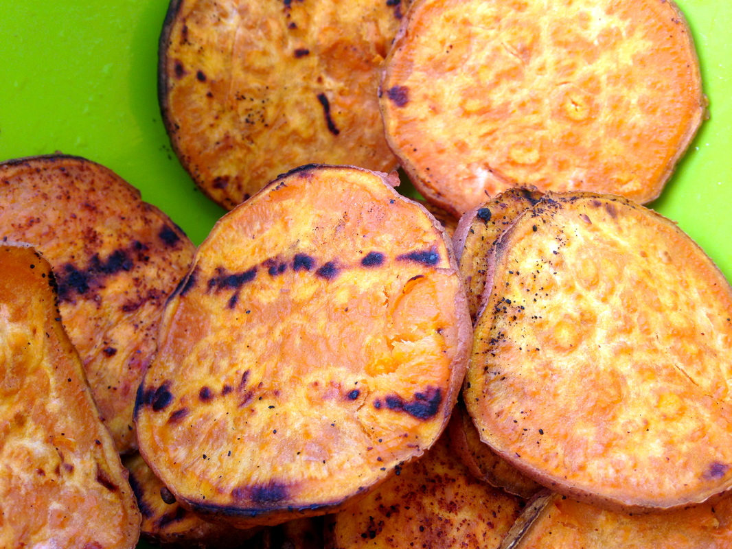 Grilled Sweet Potato Patties